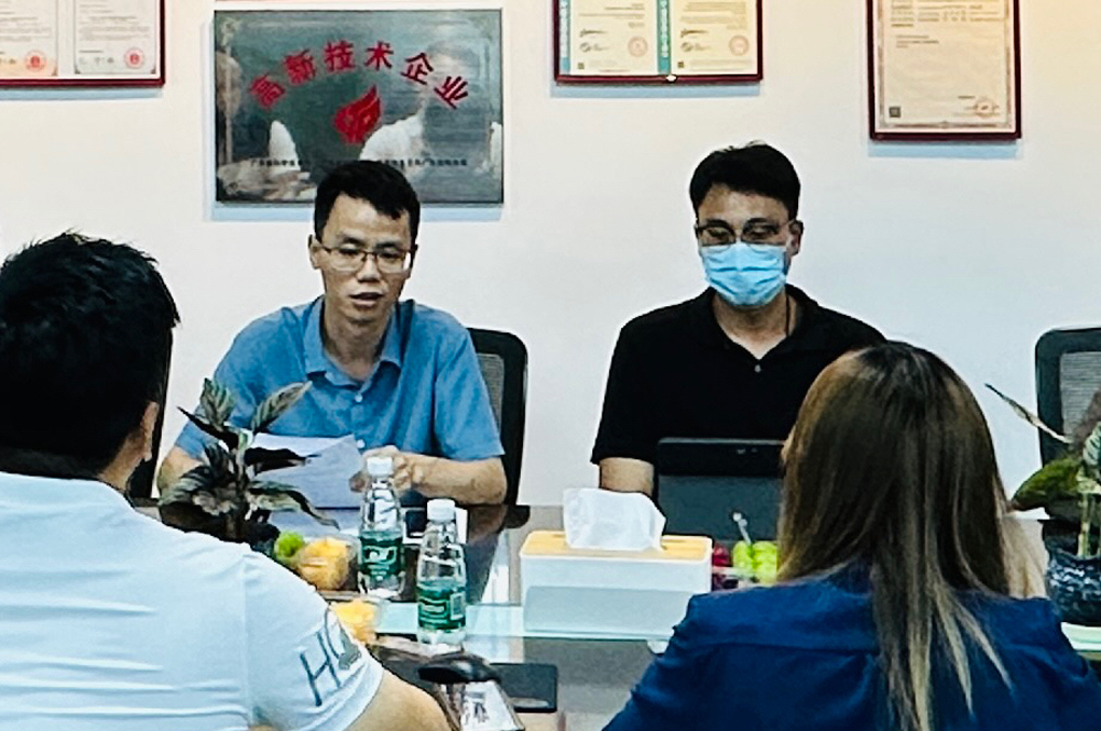 佛山市生態(tài)環(huán)境局、佛山市生態(tài)環(huán)境局順德分局領(lǐng)導蒞臨廣碧調(diào)研指導(圖2)